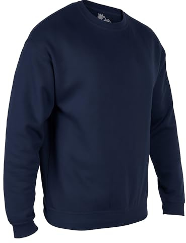 Himalayan Cotton Mens Jumpers Comfortable and Lightweight Crew Neck Sweaters Casual Long Sleeve Sweatshirts for Men UK