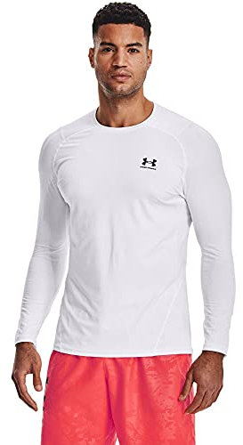 Under Armour Mens UA HG Armour Fitted LS, long-sleeved sports t-shirt for men, comfortable and breathable gym clothes