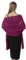 Hotshawl Chiffon-Schal für Damen, formell, klassisch, Rot, Violett (Chiffon), One size