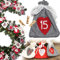 Adventskalender zum Befüllen große Säckchen für Kinder | Kalender mit 24 Count-Down Klammer-Säckchen DIY selber machen Weihnachten