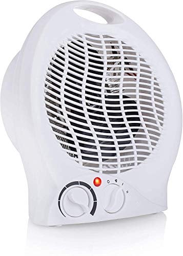Aspect Electric Heater, 2000W Powerful Thermo Fan Heater with 2 Heat Settings Upright for Home & Office with Variable Thermostat, Low Energy Usage Perfect Electric Room Portable Heater