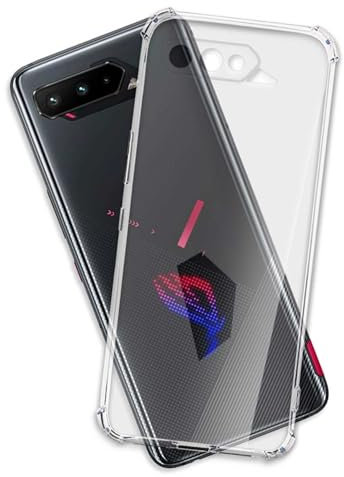 mtb more energy® Custodia Soft Armor per ASUS ROG Phone 5, 5 Ultimate, 5 PRO (ZS673KS, 6.78'') - Angoli rinforzati - Protezione della Fotocamera - TPU da 1,5 mm - Anti Shock Cover Case