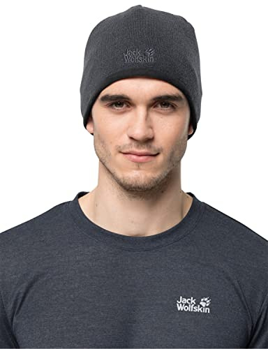 Jack Wolfskin Unisex Stormlock Logo Strikhue M tze, Phantom, M EU