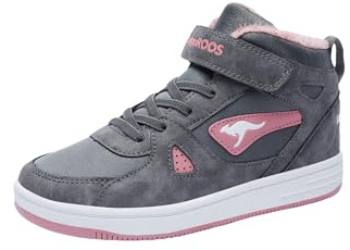 Kangaroos Unisex Kinder K-cp Kalley Ii Ev Sneaker, Steel Grey Dusty Rose, 30 EU
