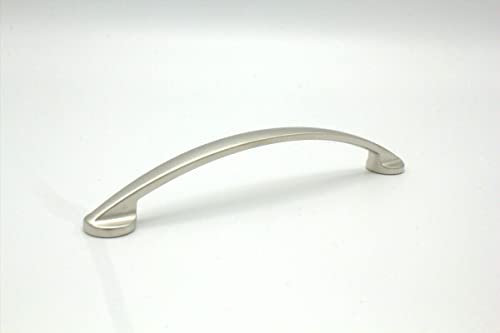 Generisch 2 St. Bügelgriffe Möbelgriffe Stahl verchromt, Edelstahl-Optik mit Innengewinde - für Schränke, Schubladen und Türen (Typ 7, Lochabstand 96 mm)