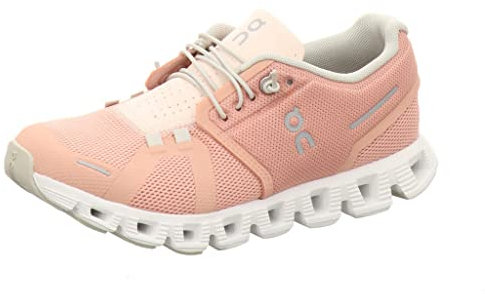 On Women's Cloud 5 Sneakers, Rose | Shell, 42 EU