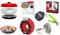 9-teiliges Spar-Set Camping Backofen | Omnia Backofen + Omnia Aufbackgitter + Omnia Silikonform + Omnia Tasche + mzmp Kochbuch + Omnia Backofenthermometer + Sun and Ice Haltegriff
