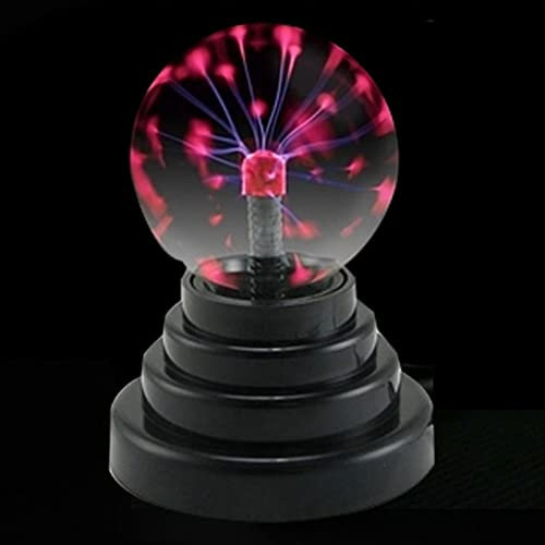 Dpofirs 3 in Magic Plasma Ball Lamp, Plasma Electric Nebula Lightening Ball, Touch Sensitive Interactive Plasma Lamp Nebula Sphere Globe für Geschenke