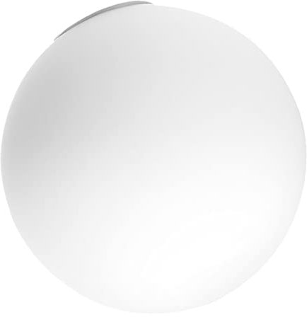 DOITOOL Lichtkugel Glas Milchig-Weißer Kugel-Lampenschirm Weiße Glühbirnen Deckenventilator Kronleuchter Wandlaterne Lichter Für Den Außenbereich Acryl-Lampenschirm Wandlampe -Abdeckung