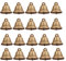 20-Stück Glöckchen zum Basteln Bronze Vintage Glöckchen Mini Glocke Deko Rassel Glocke Vintage Kleine Glocke für Home Dekorationen, Hochzeiten, Hund Türklingel, DIY Festliche Dekoration