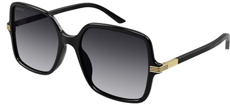 Gucci GG1449S-001-65 - Damen Sonnenbrille - Shiny Black HD acetate