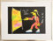 Kunstverlag Christoph Falk Mal Dir Dein Leben (Passepartout) - UDO Lindenberg Bild - handsignierte Auflage original Grafik im silberfarbenem Rahmen hinter Museumsglas. Likörell. Siebdruck.