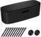 Cable Management Box, Large Cord Organizer Box to Hide Power Strip & Under Desk, TV Computer Wires Cable Organizer Hider Box, Power Strip Holder, Desk Cord Organizer for Home/Office - Black
