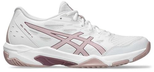 Asics Damen Gel-Rocket 11 Sneaker, White Watershed Rose, 43.5 EU
