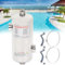 Scambiatore Calore, 40kw Scambiatore Calore per Piscina Acciaio Inossidabile Riscaldatore Piscina Scambiatore Riscaldamento per Piscina Acciaio Inossidabile per Sistema Piscine Termali 34,2 * 15,7cm