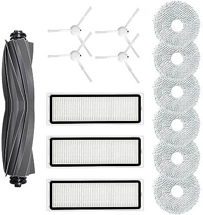 Compatible With Dreame Bot L10s Pro L10s Ultra S10 S10 Pro Vacuum Cleaner Main/Side Brush Filters Mop Cloth Dust Bags Sweeper Cleaning Parts (Color : D)
