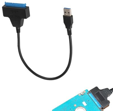 JOYVOX SATA to USB 3.0 Adapter - External Hard Drive Converter and Cable Kit, Type-C to SATA Cable SATA III/USB III Converter, High-Speed USB 3.0 to Adapter Cable for 2.5 SSD HDD - Easy Connection