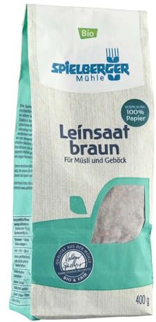 Spielberger Mühle Leinsaat, braun, 400g (1)