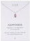 LUUK LIFESTYLE Collana in argento sterling delicata con pendente basico in cristallo solitario, pietra di zircone, idea regalo per donna, collana con pietra del mese, viola e argento