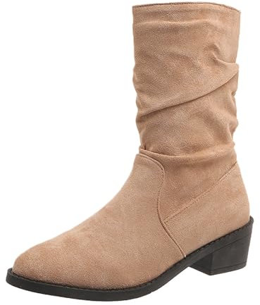 Stivali Donna Alti Stivali Donna Alti Coscia Vernice Stivaletti Donna Stivali Donna Pelle Estivi Anfibi Donna Estivi Stivali Alti Donna sotto Il Ginocchio Stivali Texani Donna