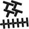 HAWILLOSCH 10st Zubehör Für Fließbrunnen Brunnenadapter Schlauchanschlüsse Für Springbrunnenpumpen Schnellanschlüsse Für Tischbrunnen DIY-schlauchverbinder T Schlauchanschluss Plastik Black