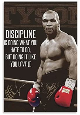 JINLIMAO Druck Auf Leinwand 60 * 90CM Senza Cornice Mike Tyson