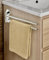 IPEA Porta Asciugamani Adesivo da Parete o Mobili Bagno - 2 POSTI - Non Necessita Foratura - 180° - Design Moderno - Doppio Braccio Mobile - Porta Salviette da Muro da Incollare Bagno, Doccia, Casa