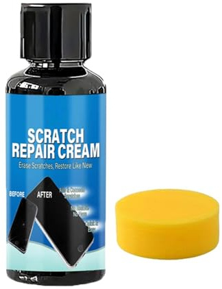 Scratch Remover for Phone Screen with Sponge Easy To Apply Universal | Phones Tablets Cracked Repair Metal Glasses Maintenance Resin Smart Watches Cellphones