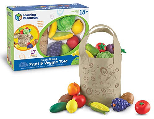 Learning Resources New Sprouts Früchte und Gemüse Set im Baumwollbeutel