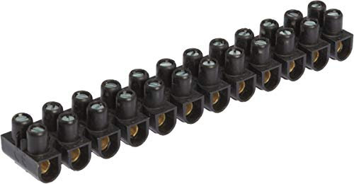 Legrand, LEG98430, Terminale fusibile Nylbloc 2,5 mm (A24 / Nero, 2 pezzi