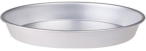Pentole Agnelli Linea Pasticceria e Pizza Tortiera Conica in Alluminio con Orlo (H 6 cm), Argento, 40 cm