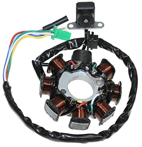 Lichtmaschine 8 Spulen für 4 Takt China Roller GY6 125/150ccm Adly/Herchee AGM Aiyumo Baotian Benzhou Jiajue JJ150T Jmstar Airbus Falcon Qingqi Rex RS SC SYM
