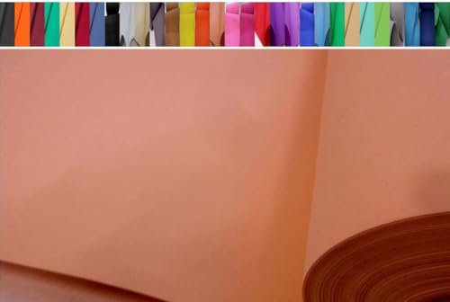 Fabrics-City APRICOT Eva MOOSGUMMI BASTELSTOFF 2MM Stoff Stoffe, 3992