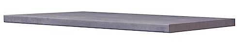 Smart Möbel Arbeitsplatte 220 x 60 x 3,8 cm Beton-Grau Dekor Beton-Optik