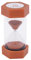 TimeTEX - Mega-Sanduhr | 10 Minuten Timer zur Visualisierung der Zeit für Aufgaben im Klassenraum oder Zuhause | 6-eckig, 16 cm hoch, 7 cm ø | Farbe: orange