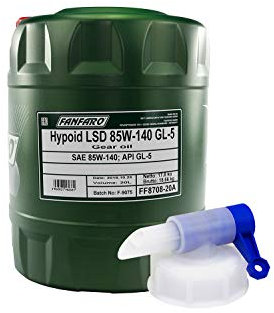 Getriebeöl FANFARO LSD 85W-140 GL-4 API 20 Liter inkl. Auslasshahn