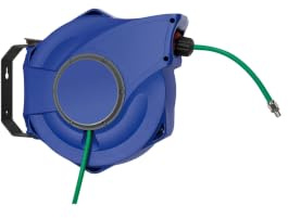 RIEGLER 152587-259/4400-1 Schlauchaufroller, Wasser, PVC-Schlauch ø 13,5 x 9,5, Länge 14 m, 1Stk
