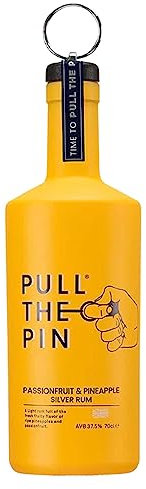 Passionfruit and Pineapple Rum, Pull the Pin Veteran-Owned Premium Rum Great for Cocktails and Gifts 70cl - 37.5%