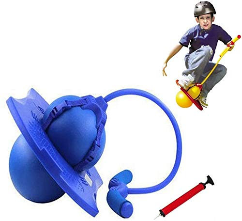 Ballon Sauteur Pogo Stick Jumper Bâton Sauteur Fitness Adulte Ballon de Gym Sport Boule Sautante Antidéflagrant Lolo Ball Pogo Ball avec Poignée Planche d'équilibre pour Maison Ecole Extérieur