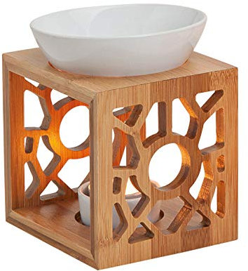 Davartis - Duftlampe Maya aus Keramik/Bambus