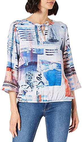Cecil Damen 342558 Bluse, Provence Blue, XL