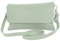 modamoda de T226 Damen Leder Clutch Umhängetasche Abendtasche Small handmade in Italy, Farbe:Graugrün