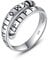 KINGWHYTE Wikinger-Ring aus 925er-Sterlingsilber, verstellbarer nordischer Wikinger-Runen-Pfeil-Ring, Vegvisir-Kompass, Wikinger-Schmuck, Schutzring für Männer und Frauen, Sterlingsilber