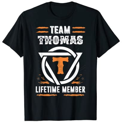 Team Thomas Lifetime Mitglied Geschenk für Nachnamen T-Shirt