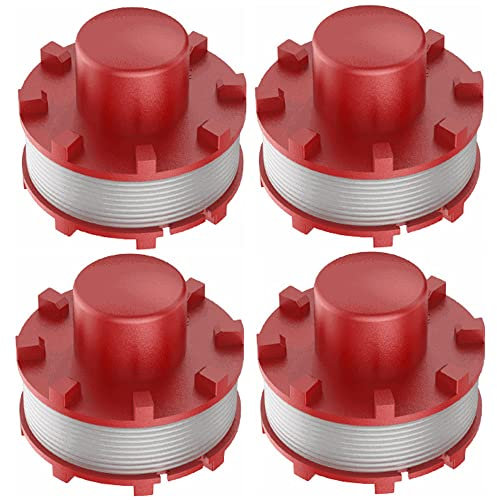 für Einhell Ersatzfadenspule GE-CT 36/30 Li E Fadenspule Ersatzspule für Einhell Rasentrimmer GE-CT 36/30 Li E Solo, AGILLO 36/255 BL, AGILLO 18/200 Rasentrimmerspulen (4 Stück)