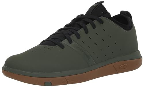Crankbrothers Unisex Stamp Street Sneaker, Camo Green Gum, 8 UK