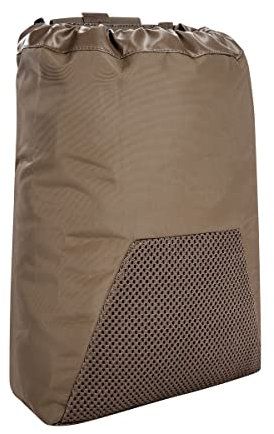 Tasmanian Tiger TT Dump Pouch anfibia Faltbarer Depot-Sack mit Netzboden, einhändig bedienbar mit Kordelzug-Verschluss, Coyote Brown