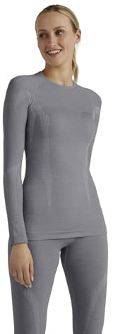 FALKE Women's Wool-Tech Round Neck Longsleeved Sports Functional Shirt Thermal Underwear for Cold Weather Breathable Climate-Regulating Odour-Neutralising Functional Yarn 1 Piece