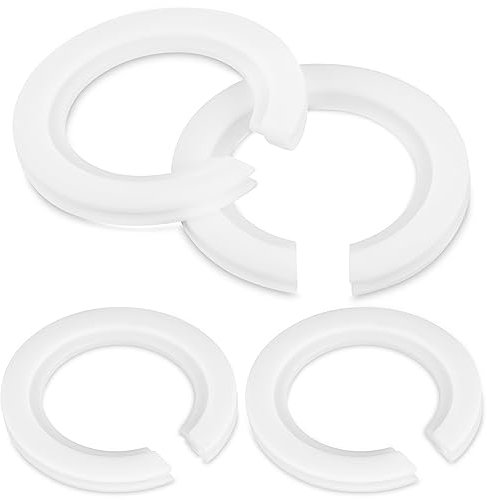 Giantree 4Pcs E27 à E14 Convertisseur d'anneau d'abat-jour, 42mm à 29mm pour supporter l'abat-jour avec l'anneau duplex Adaptateur d'abat-jour pour le montage d'abat-jour à vis à baïonnette