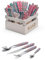 Eme YOU & ME VERO BLEND POP ART-CLASSIC SERVIZIO 24 PZ 6 POSTI TAVOLA COLORI ASSORTITI MADE IN ITALY FORCHETTA COLTELLO CUCCHIAIO CUCCHIAINO